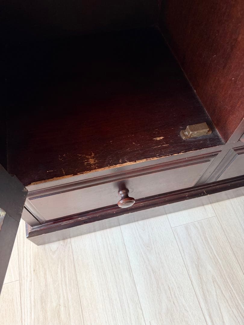 momo様専用 北斗民芸家具 和光 飾棚120 樺材 民芸家具 書棚 食器