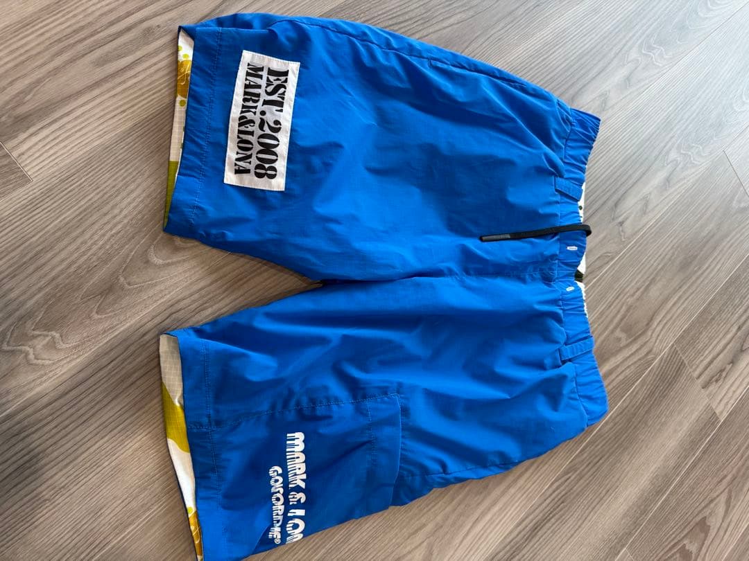 マークアンドロナ　ハーフパンツ　リバーシブル