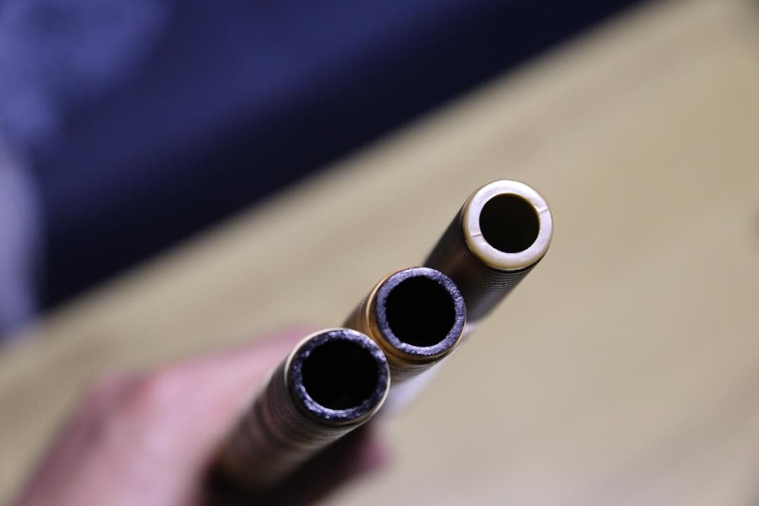 篠笛 唄用 総巻き仕様　6本調子、５本半調子　道中銘