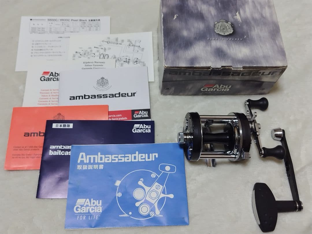 Abu Garcia アンバサダー 6500c パールブラック