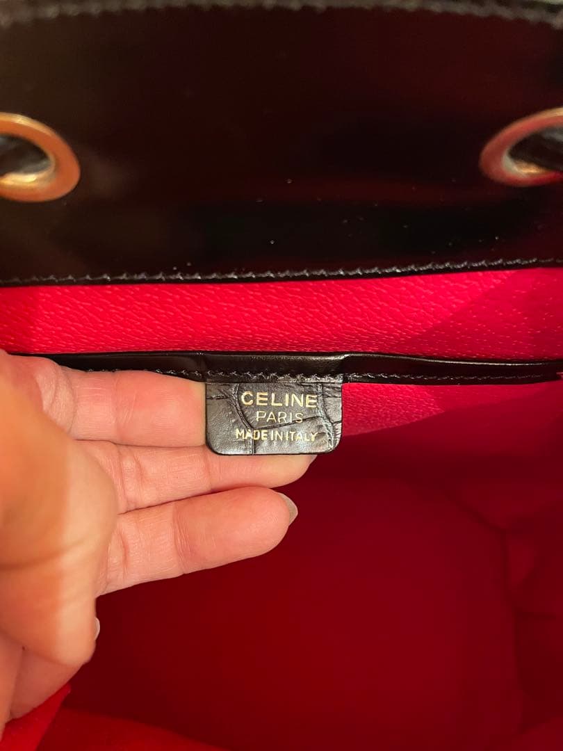 CELINEセリーヌリュック❣️クロコダイルレザー‼️新品未使用❣️極美品‼️多機能❣️