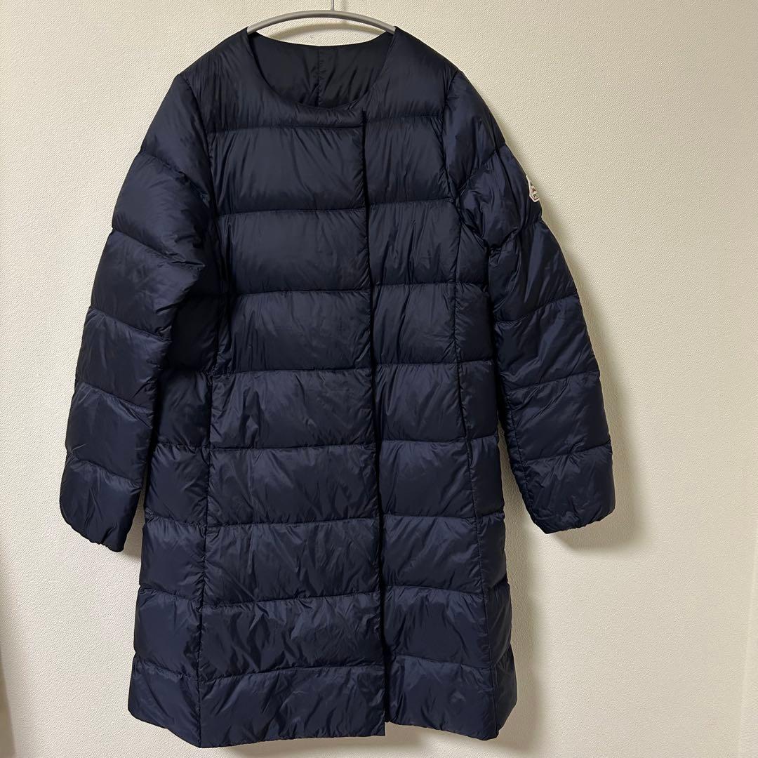 『美品』Pyrenex MALDETA 2 ダウンコート38 ノーカラーダウン