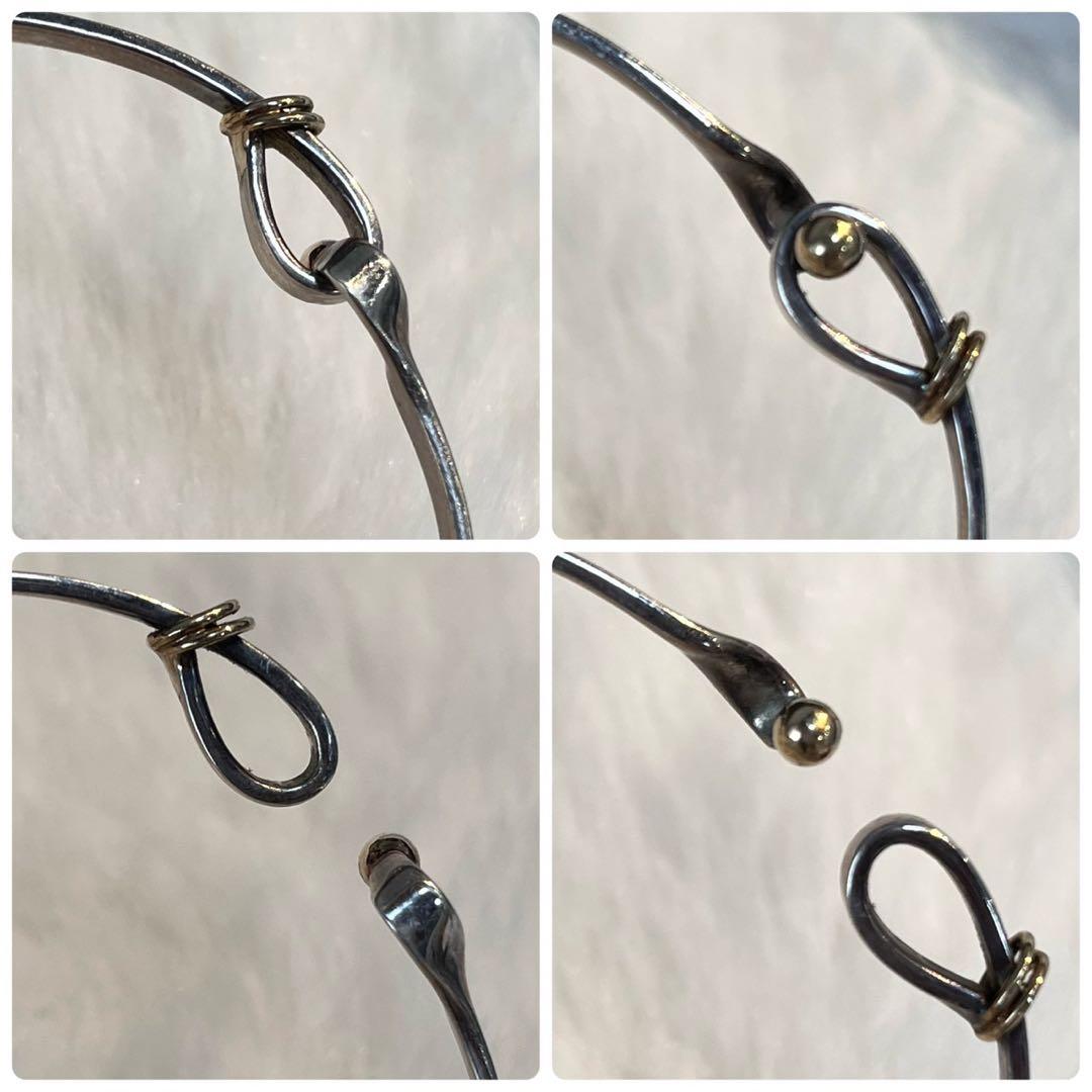 Tiffany & Co. シルバー　925 750 バングル　フックアンドアイ