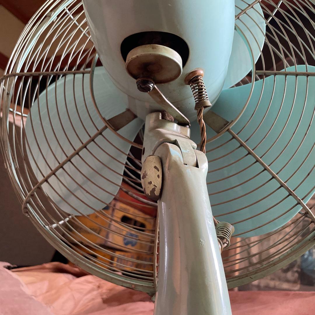 大きな三菱アンティーク扇風機
