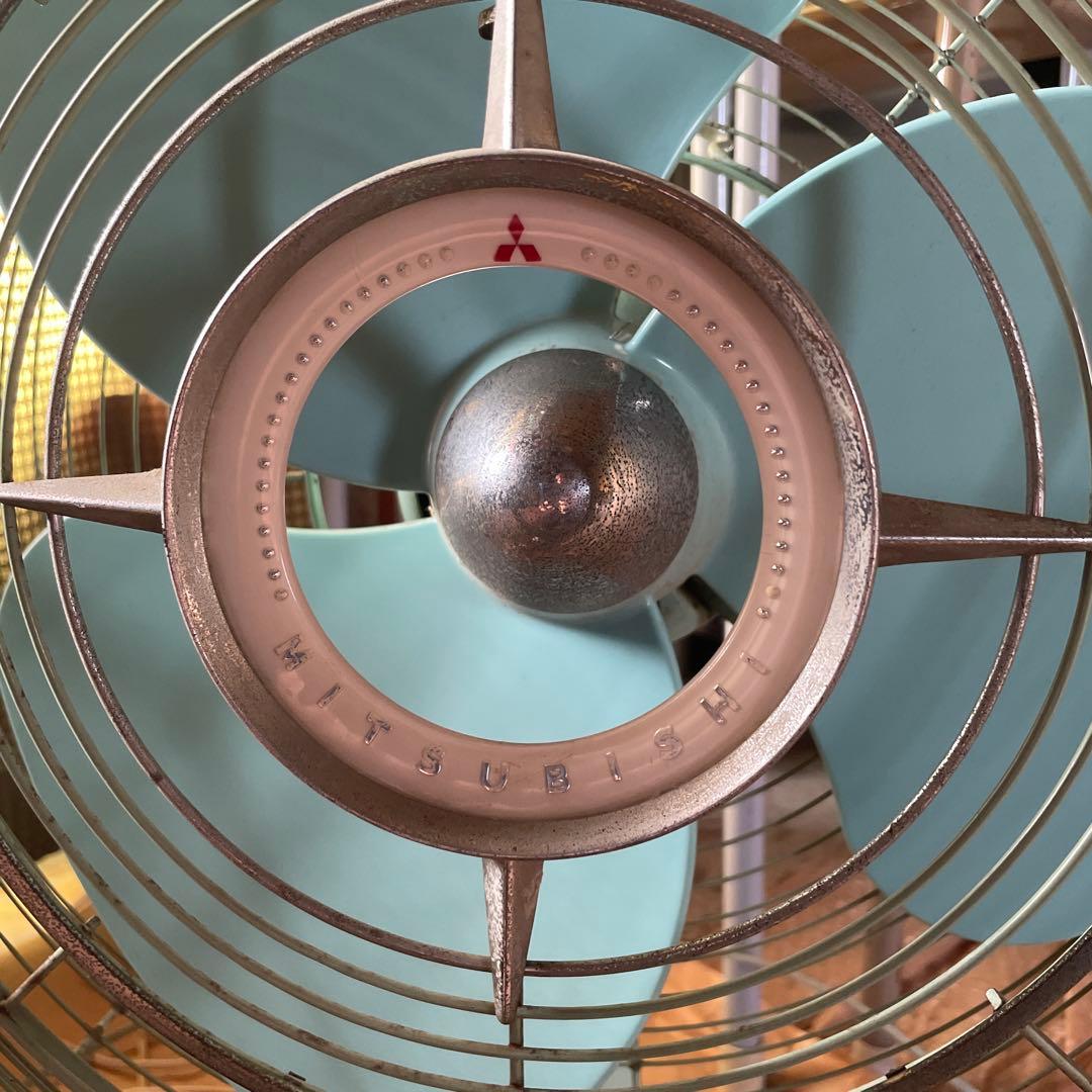 大きな三菱アンティーク扇風機