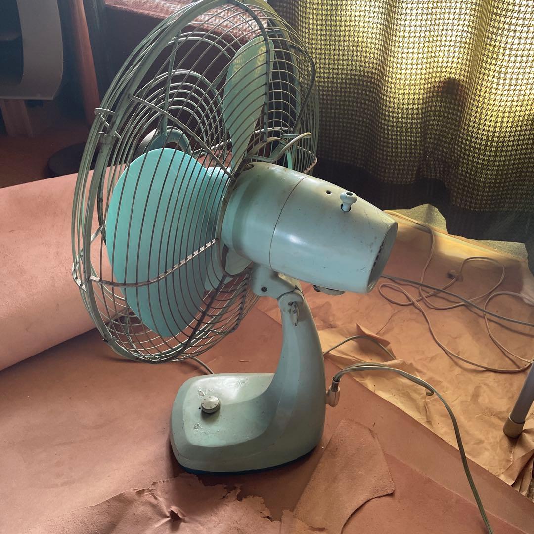 大きな三菱アンティーク扇風機