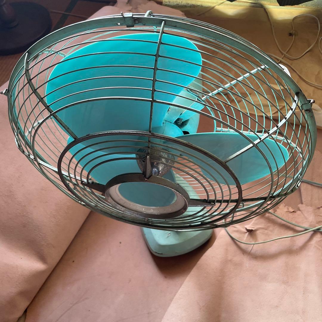 大きな三菱アンティーク扇風機