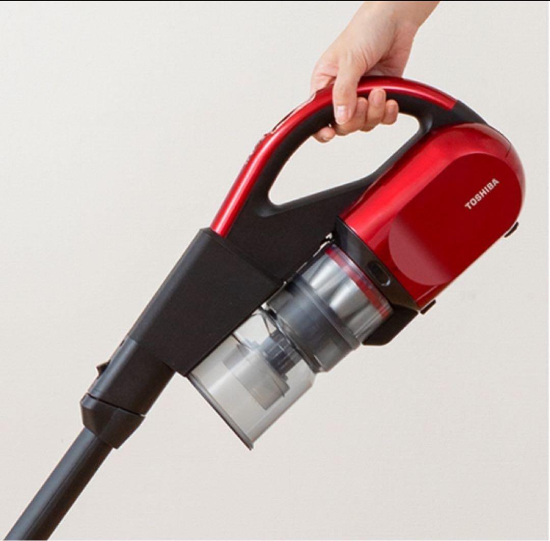 ※東芝(TOSHIBA) スティック掃除機VC-CL1700-R 1.8kg