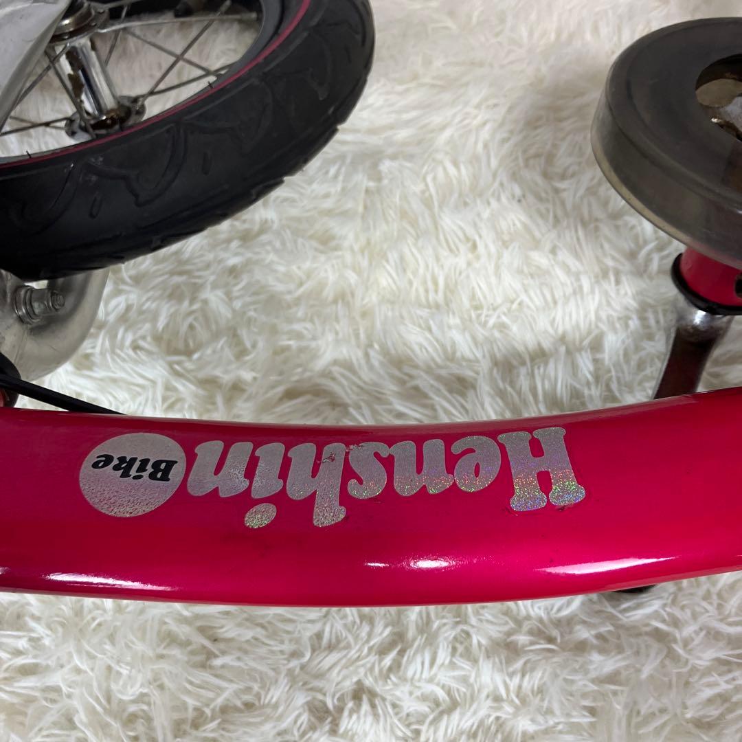 へんしんバイク 12インチ ピンク スタンド付き