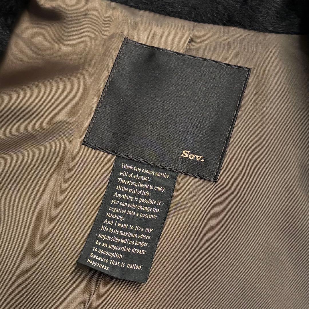 Sov. ソブ ダブルスタンダード アルパカウール シャギーコート - メルカリ