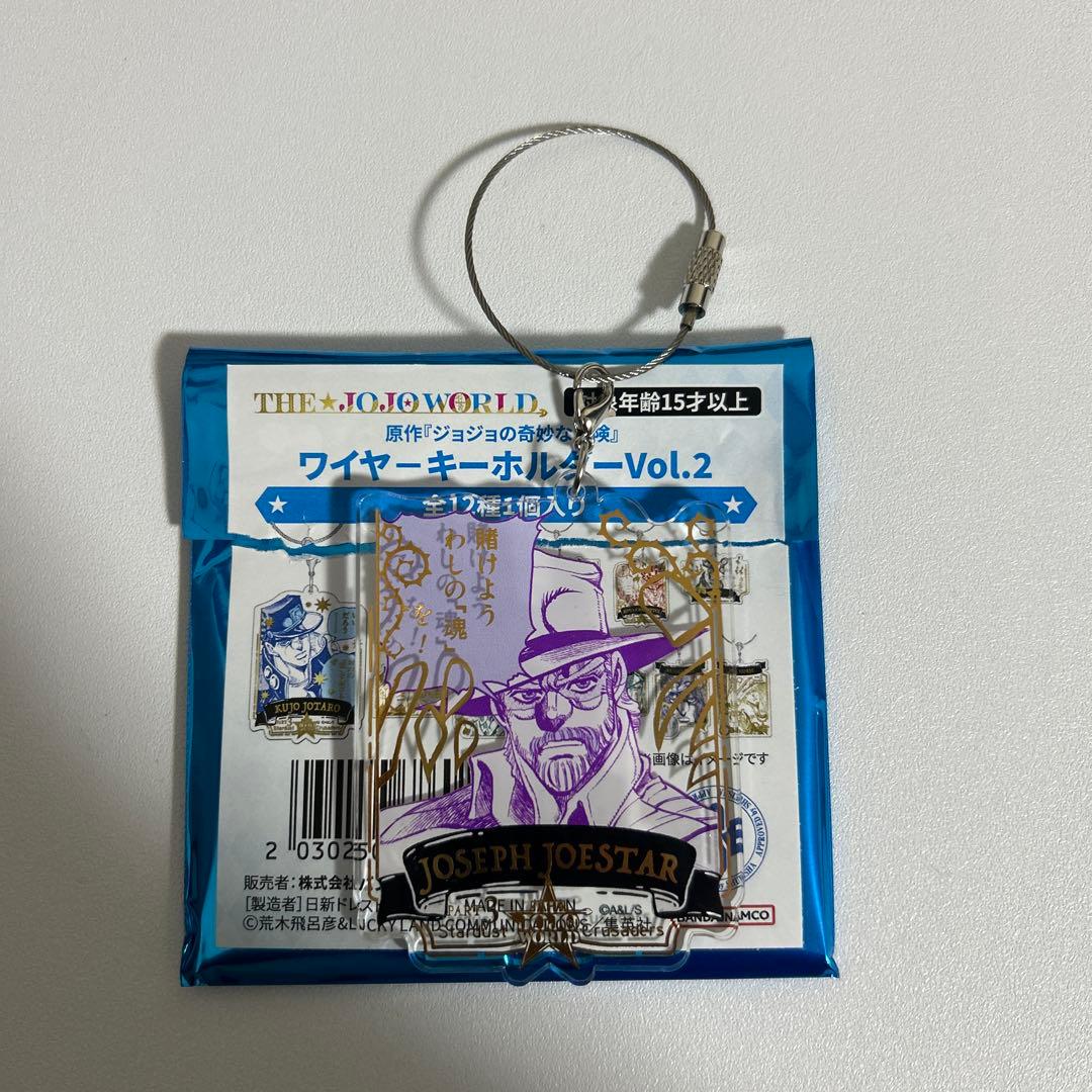 ジョジョワールド ワイヤーキーホルダー Vol.2 ジョセフ - メルカリ