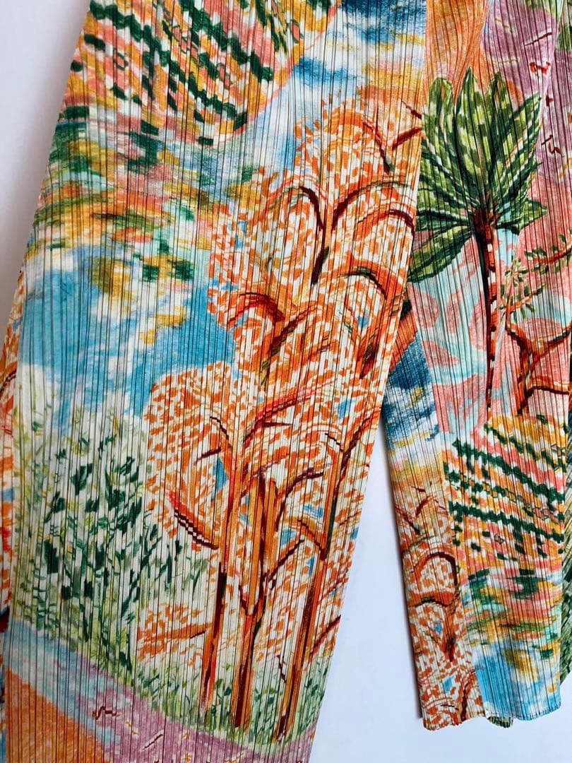 三宅一生ISSEY MIYAKE プリーツプリーズ　プロムナード　パンツ3