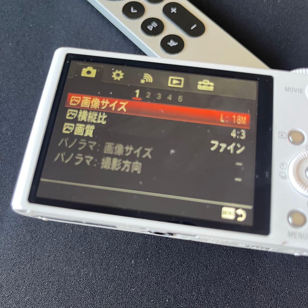 【難あり】SONY DSC-WX350 ホワイト コンデジ
