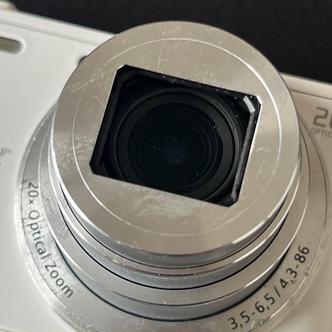 【難あり】SONY DSC-WX350 ホワイト コンデジ