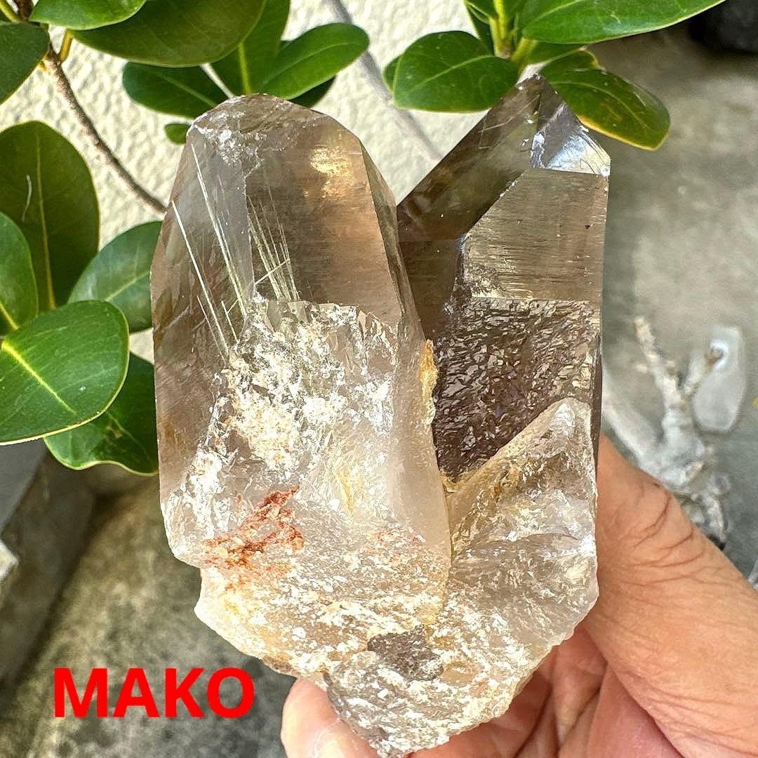 M1819☆ゴールドルチルクォーツクラスター219g☆天然石 原石☆N41010