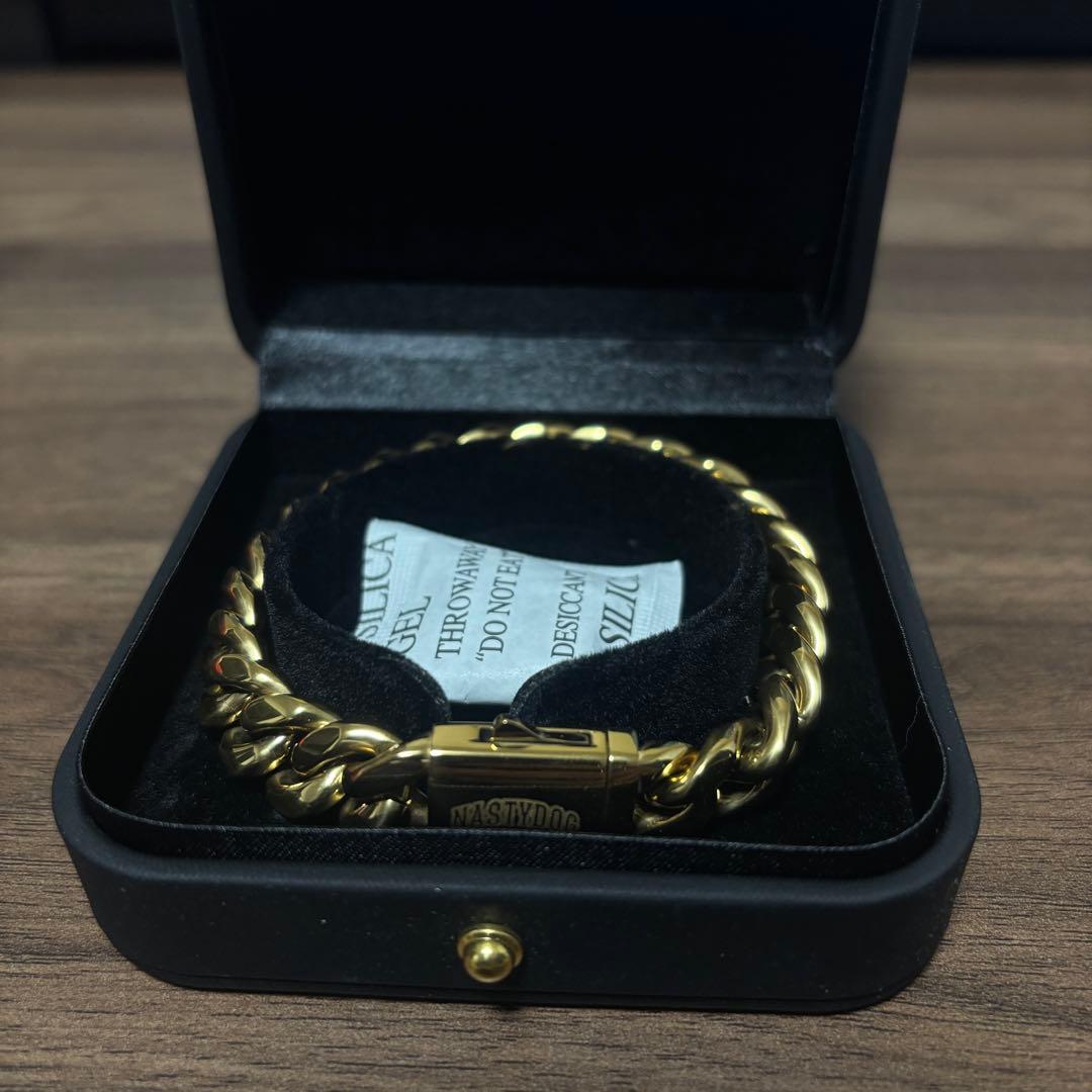 NASTYDOG ゴールドチェーンブレスレット