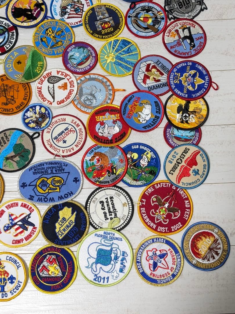 101枚 アメリカ刺繍ワッペン ボーイスカウト まとめ売り ビンテージ 当時物