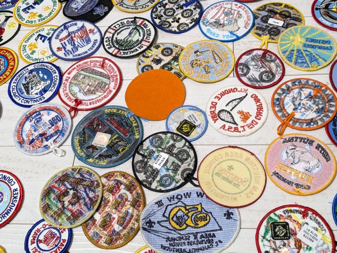 101枚 アメリカ刺繍ワッペン ボーイスカウト まとめ売り ビンテージ 当時物