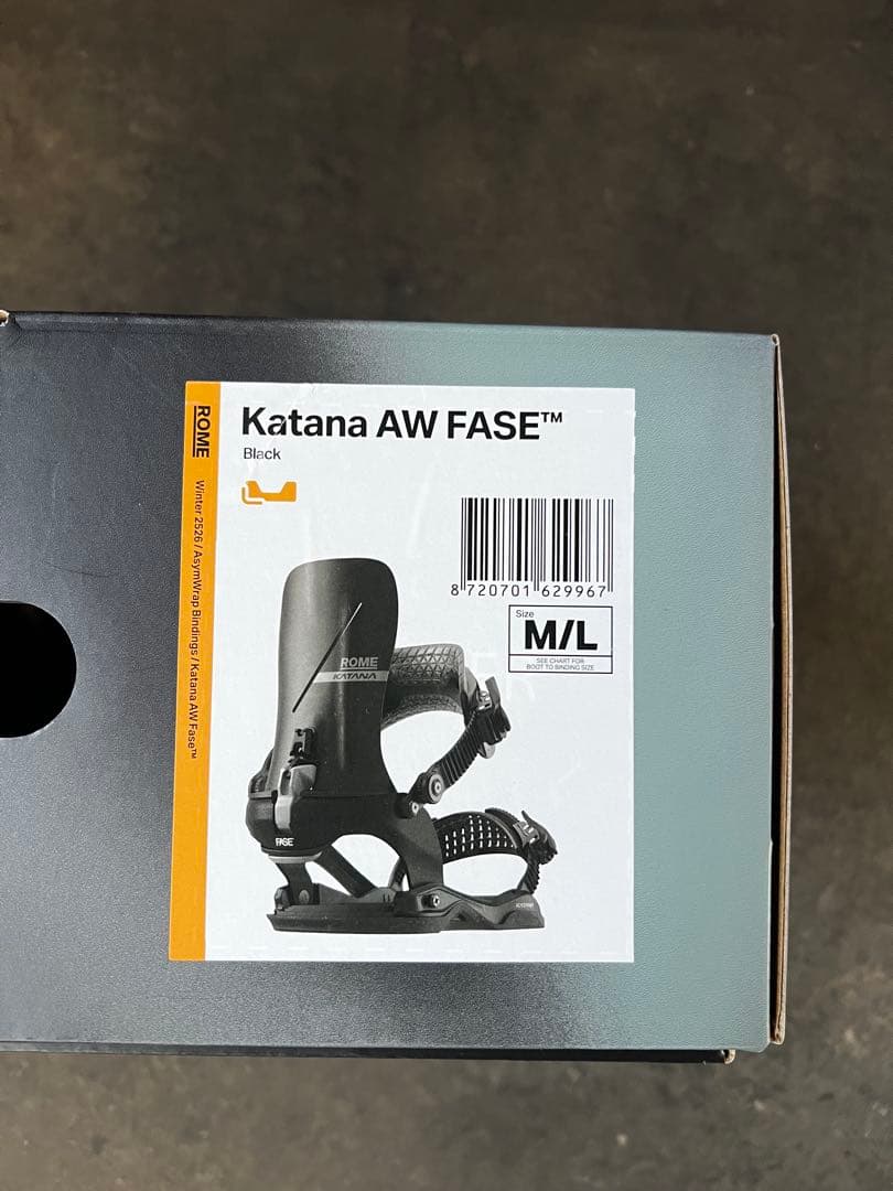 m*r様 ROME Katana AW FASE™ ビンディング M/L ブラッ