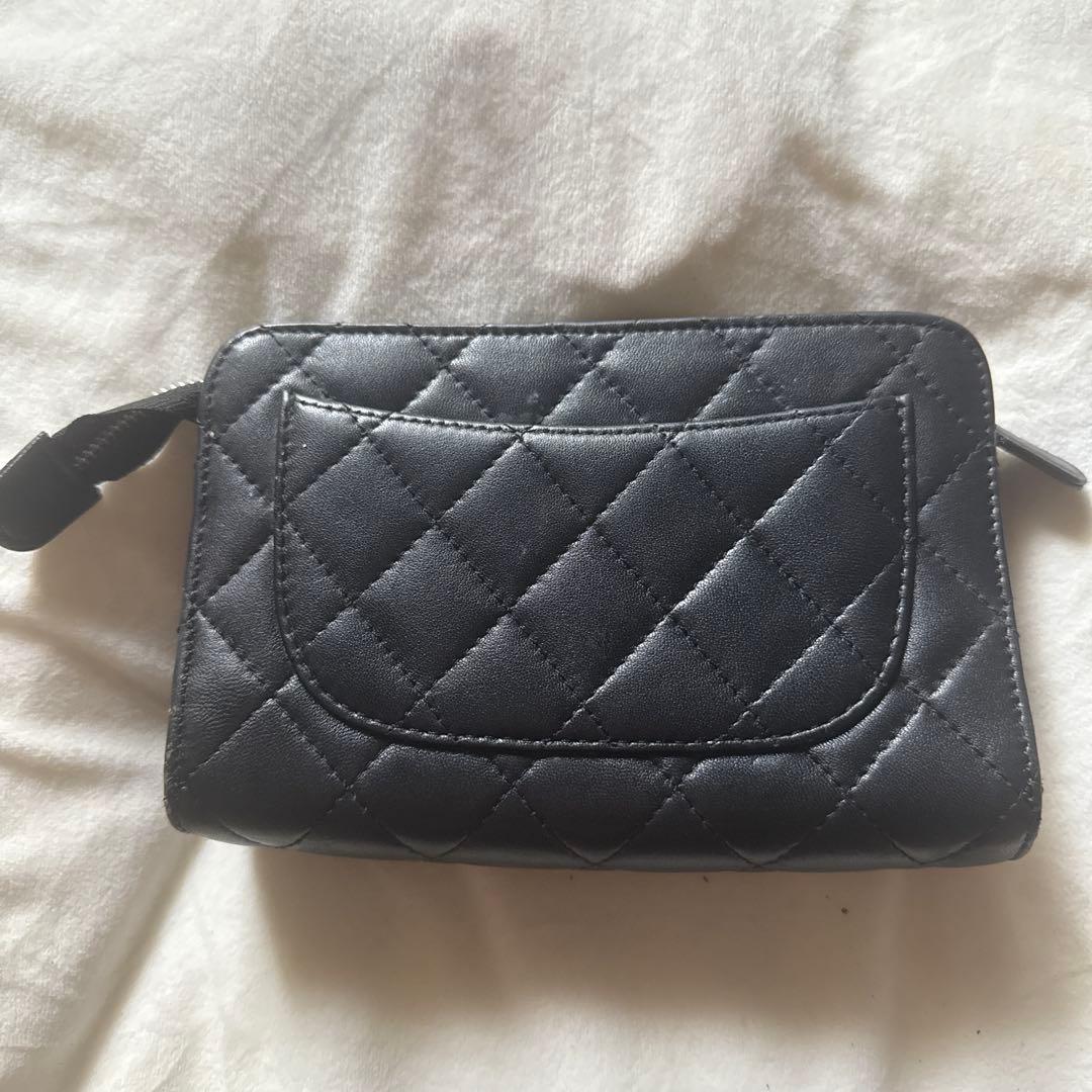 CHANEL マトラッセブラック　ポーチ