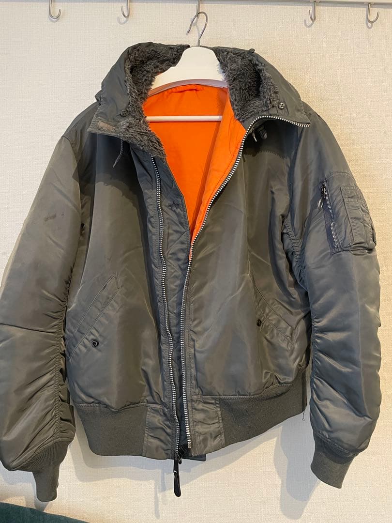 o*i様 ✨希少✨ アルファ MA-1 フライトジャケット 緑　Lサイズ　短丈