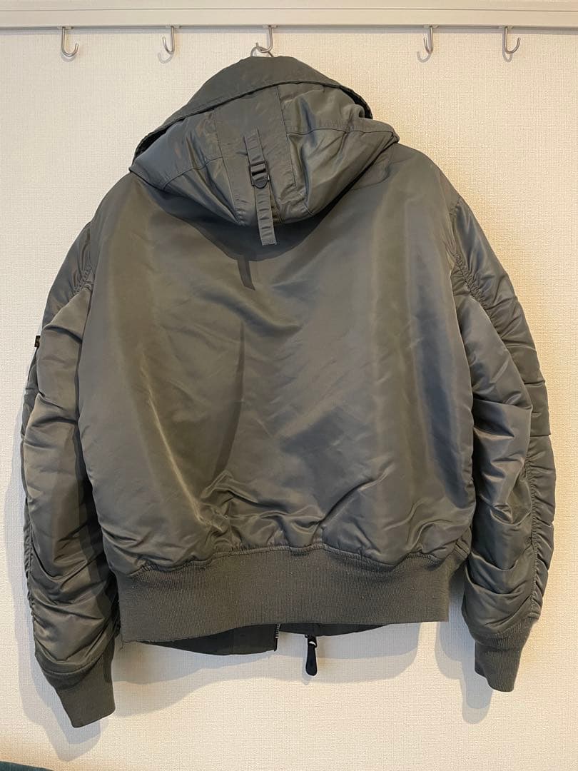 o*i様 ✨希少✨ アルファ MA-1 フライトジャケット 緑　Lサイズ　短丈