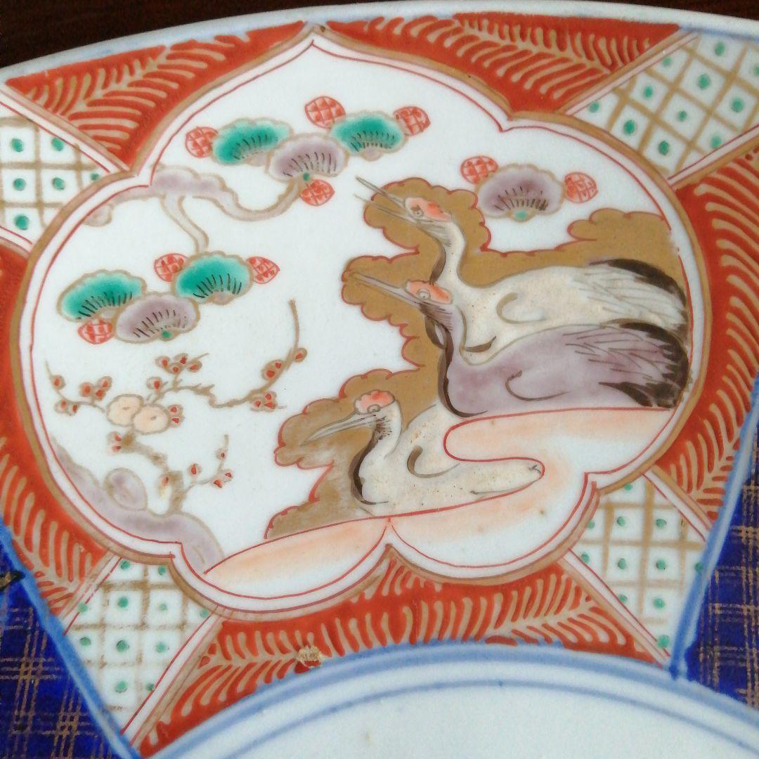 伊万里　金彩錦大皿　40.5cm　明治～大正期