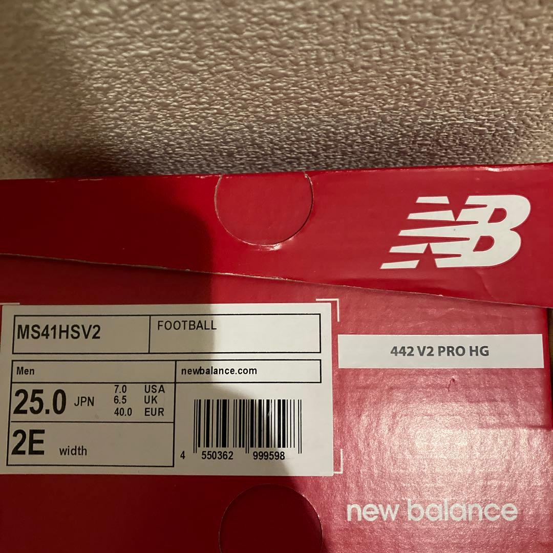 シューズ new balance 442 V2 PRO HG 2E 25.0cm