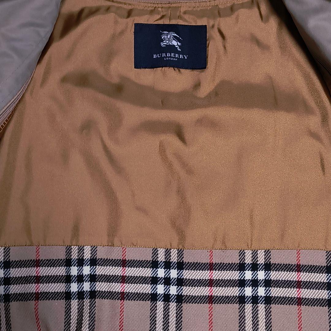 Burberry London ステンカラーコート ノバチェック柄 ライナー付