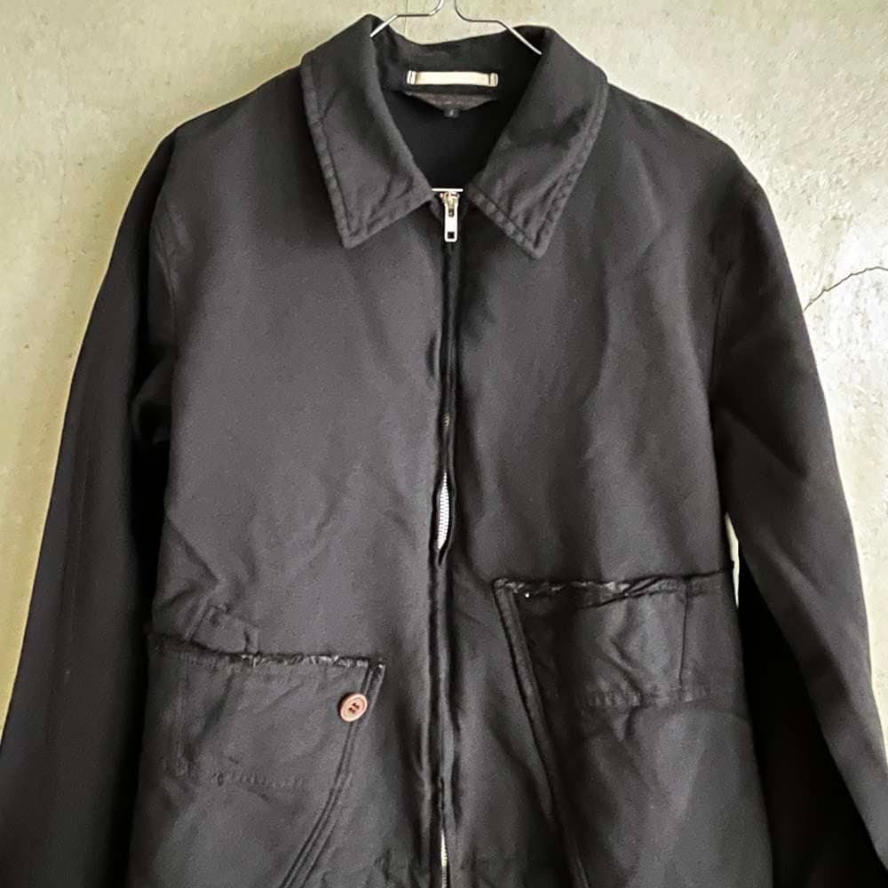 13aw コムデギャルソンオムプリュス ポリ縮絨 ドッキングコート S/plus