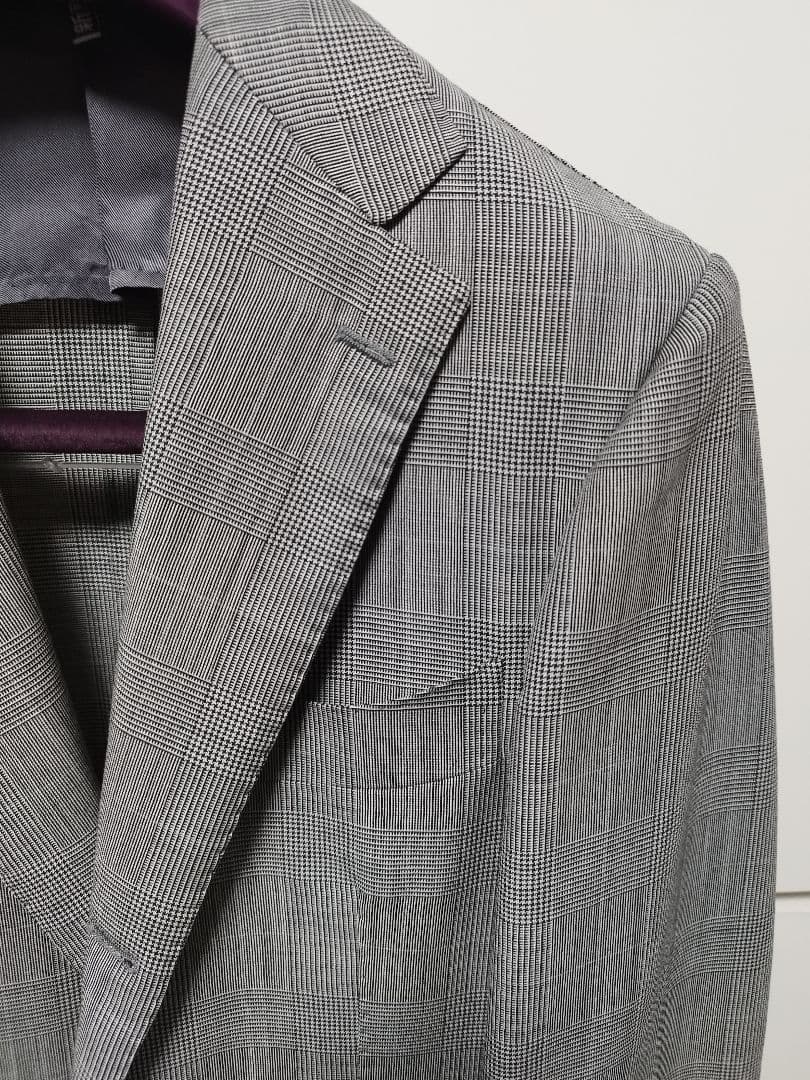 ブリッラ　ジャケット　46　グレンチェック　春夏