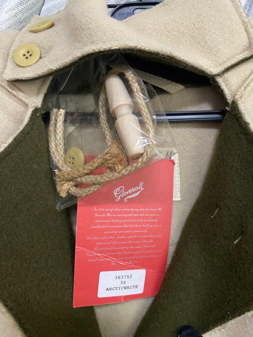 N.HOOLYWOOD×GLOVERALL ダッフルコート アイボリー