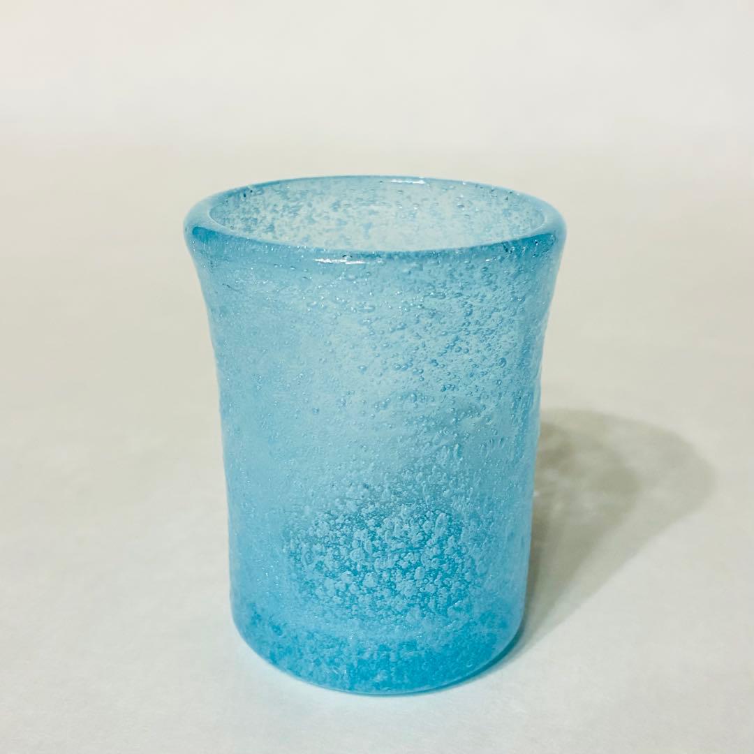 横山秀樹　グラス　吹きガラス　泡