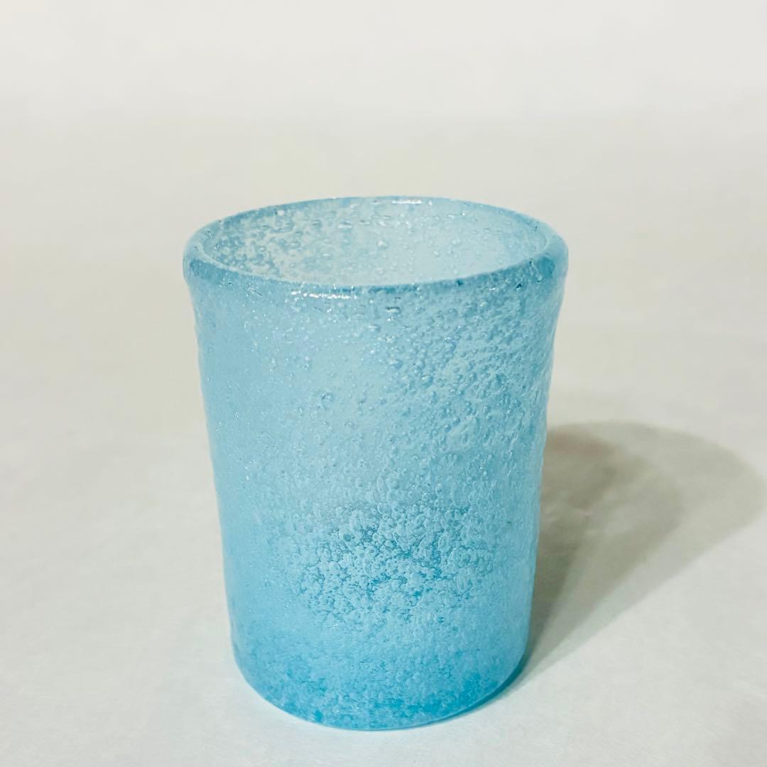 横山秀樹　グラス　吹きガラス　泡