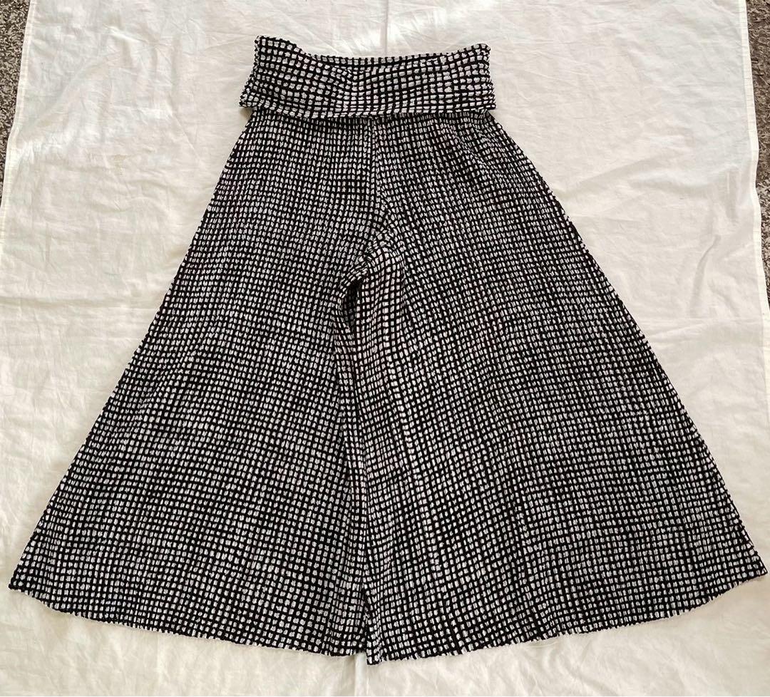 【新品未使用】SPECCHIO スペッチオ　チェック柄 ガウチョパンツ タグ付き