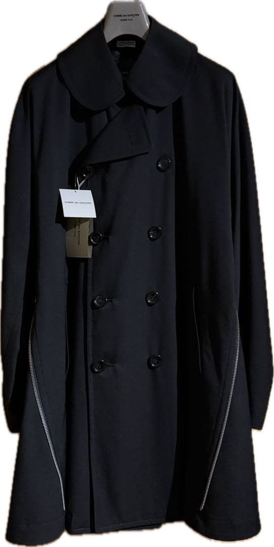 コムデギャルソンオムプリュス　23SS ジップ ディティール コート 丸襟