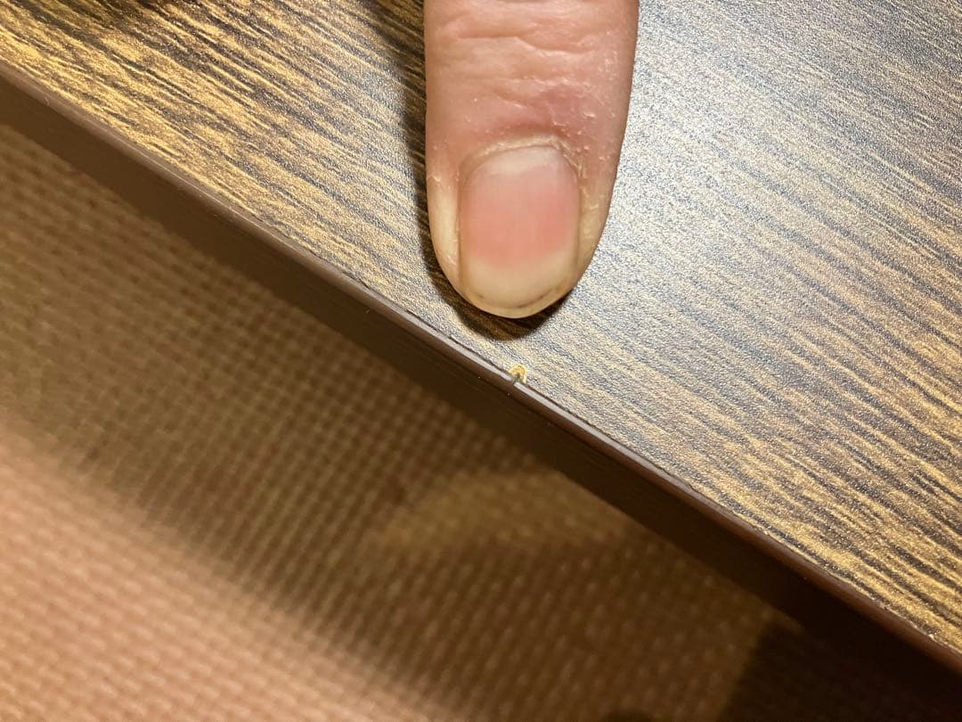 折りたたみ式ガス圧昇降テーブル 120x80cm ブラウン