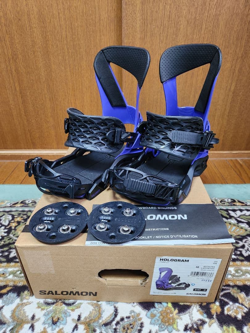 Salomon Hologram Mサイズ 紫/黒