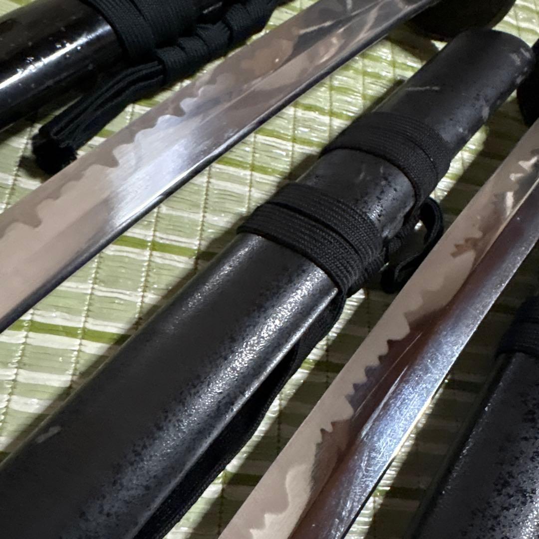 模造刀　模擬刀　武士　侍　伝統工芸　剣　ソード　太刀　　2本　小太刀2本　鍔