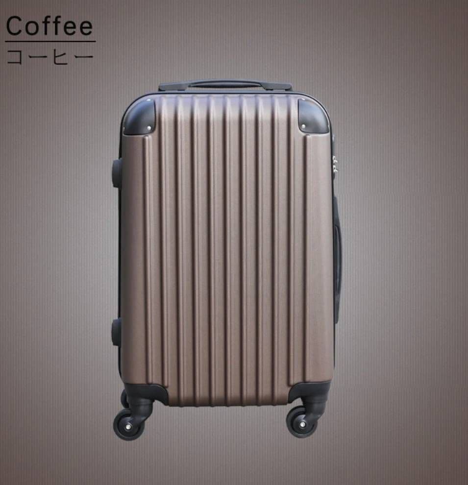 大容量　軽量　スーツケース 本体　高品質　Lサイズ　XLサイズ ダークブラウン