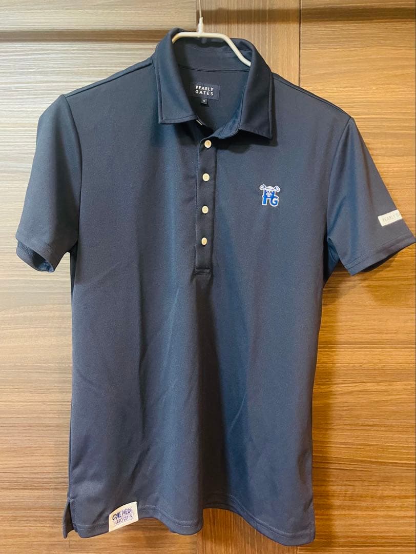 激レア　PEARLY GATES ×ワンピース　ネイビー ポロシャツ サイズ5