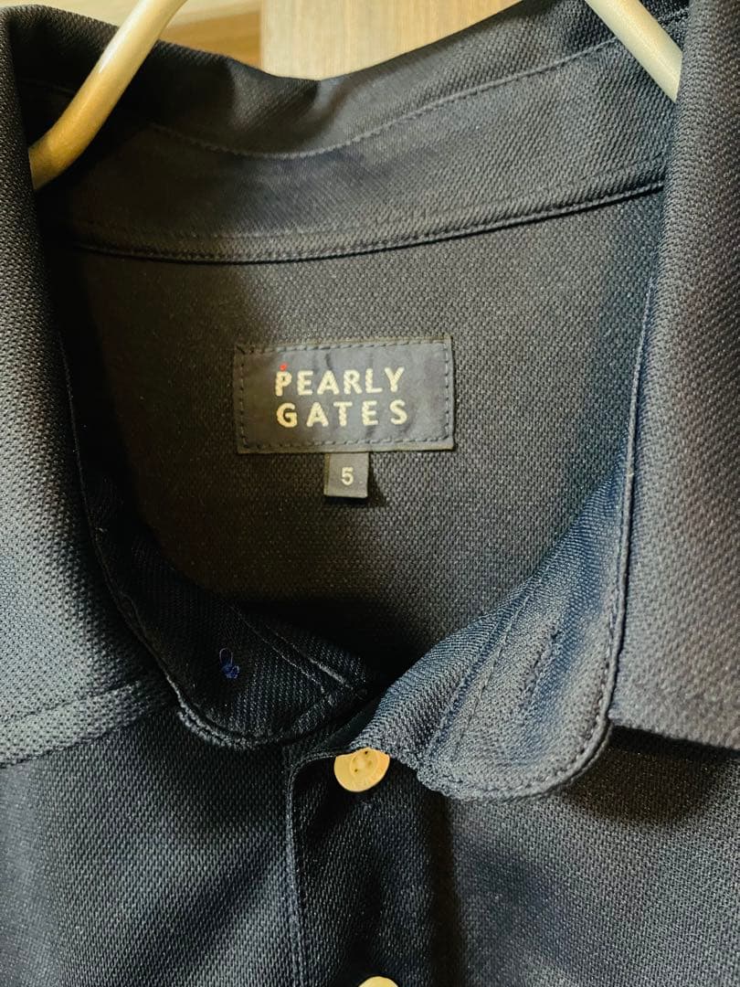 激レア　PEARLY GATES ×ワンピース　ネイビー ポロシャツ サイズ5