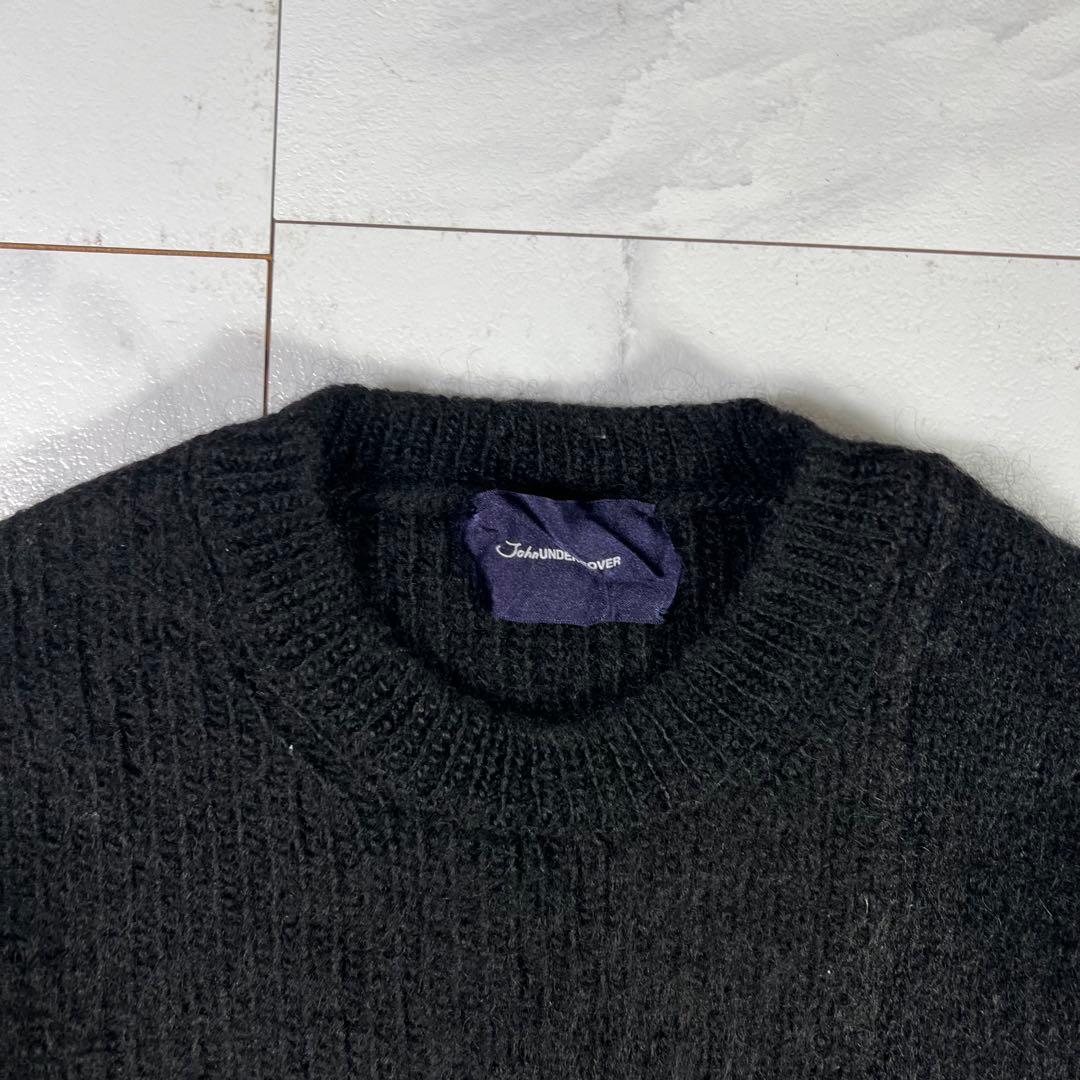 John UNDER COVER ジョンアンダーカバー モヘヤ切り替えニット 2