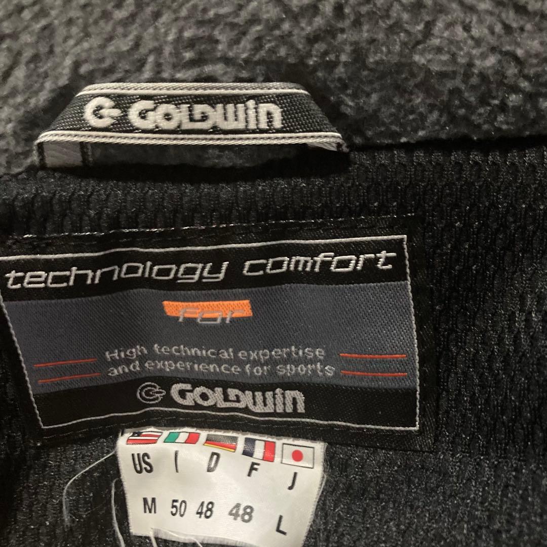 【たく】GOLDWIN　スキーウェア メンズ Lサイズ オレンジ 白