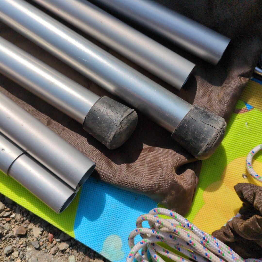 peak HDタープシールドヘキサM 高さ調整機能付きポール2本セット