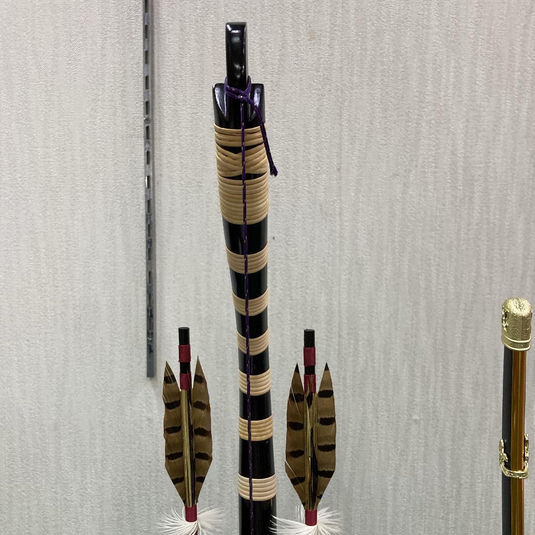 E3 五月人形 弓高さ62㎝位 五月人形弓太刀 五月刀 五月鎧兜飾り - メルカリ