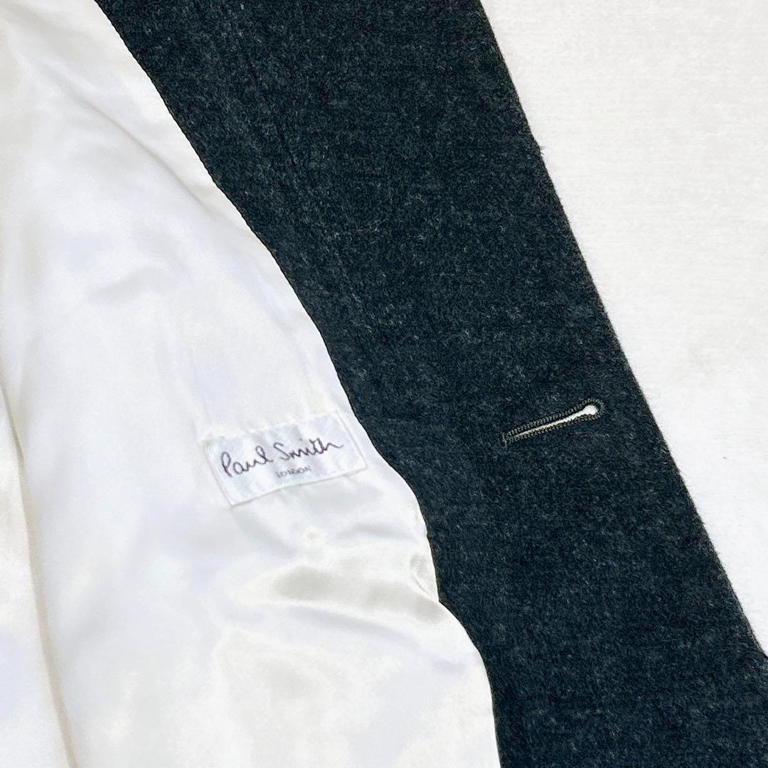 未使用級美品✨　ポールスミス　ステンカラー　コート　ダークグレー　M メンズ