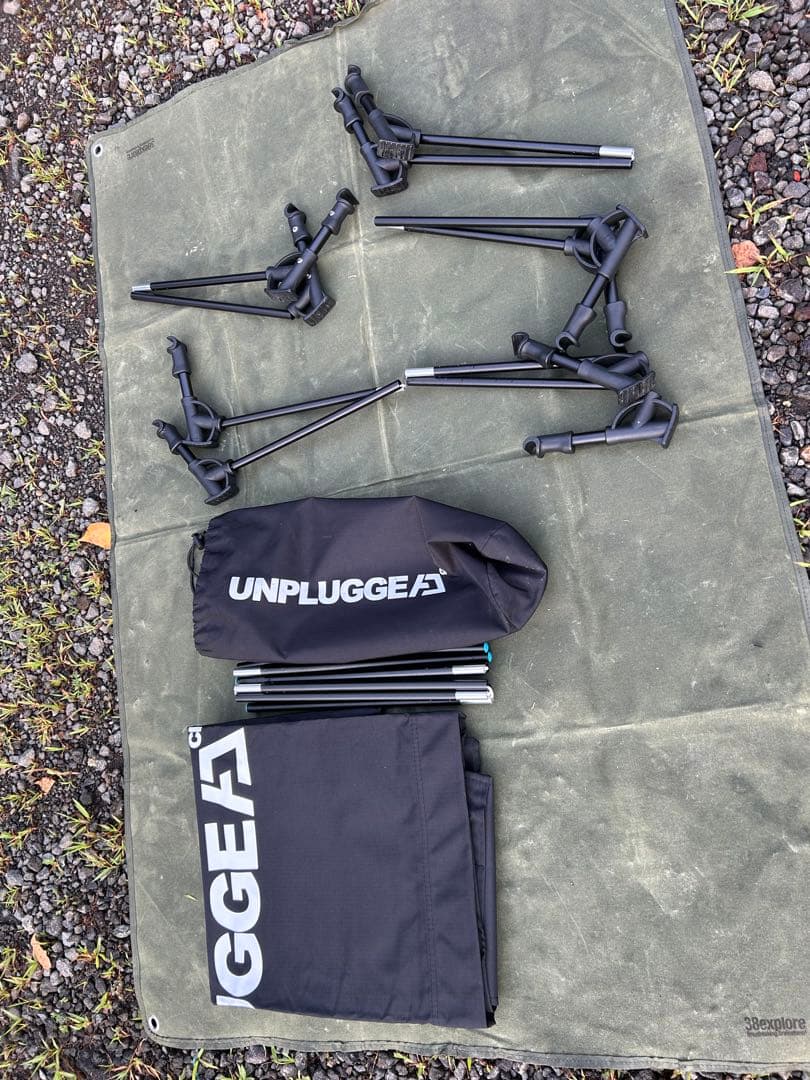 ［廃盤］アンプラグドキャンプ　コット2脚セット