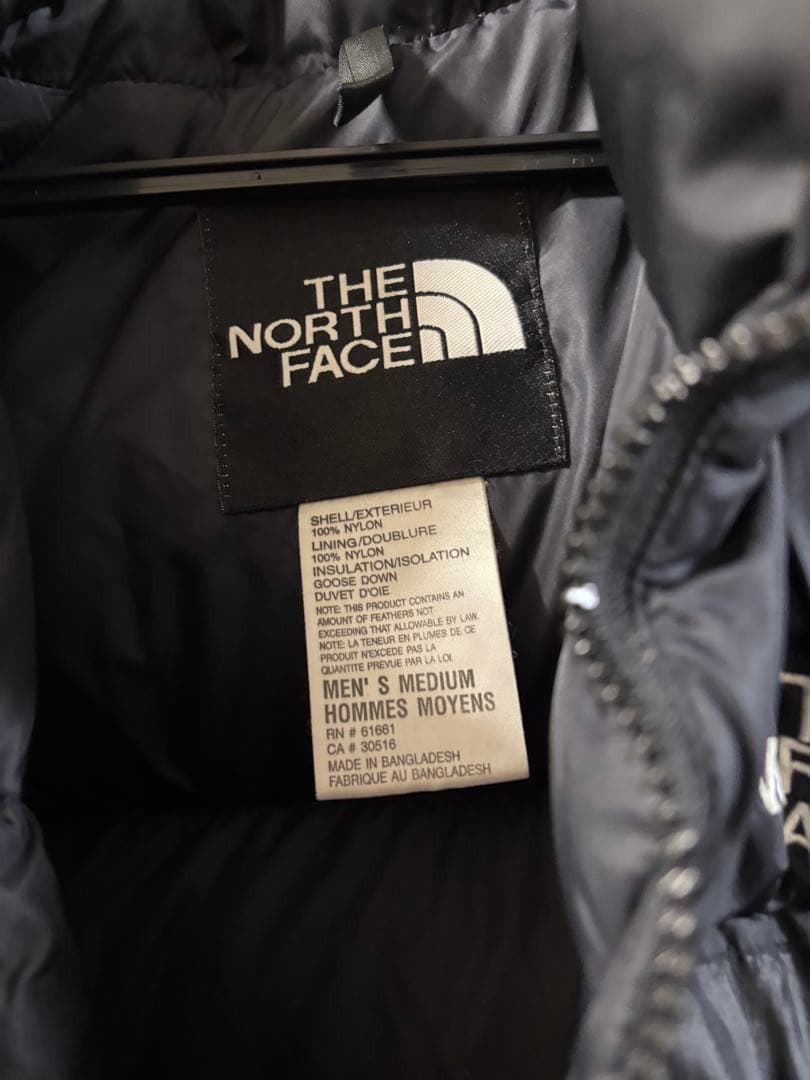 THE NORTH FACE メンズM ブラックダウンジャケット