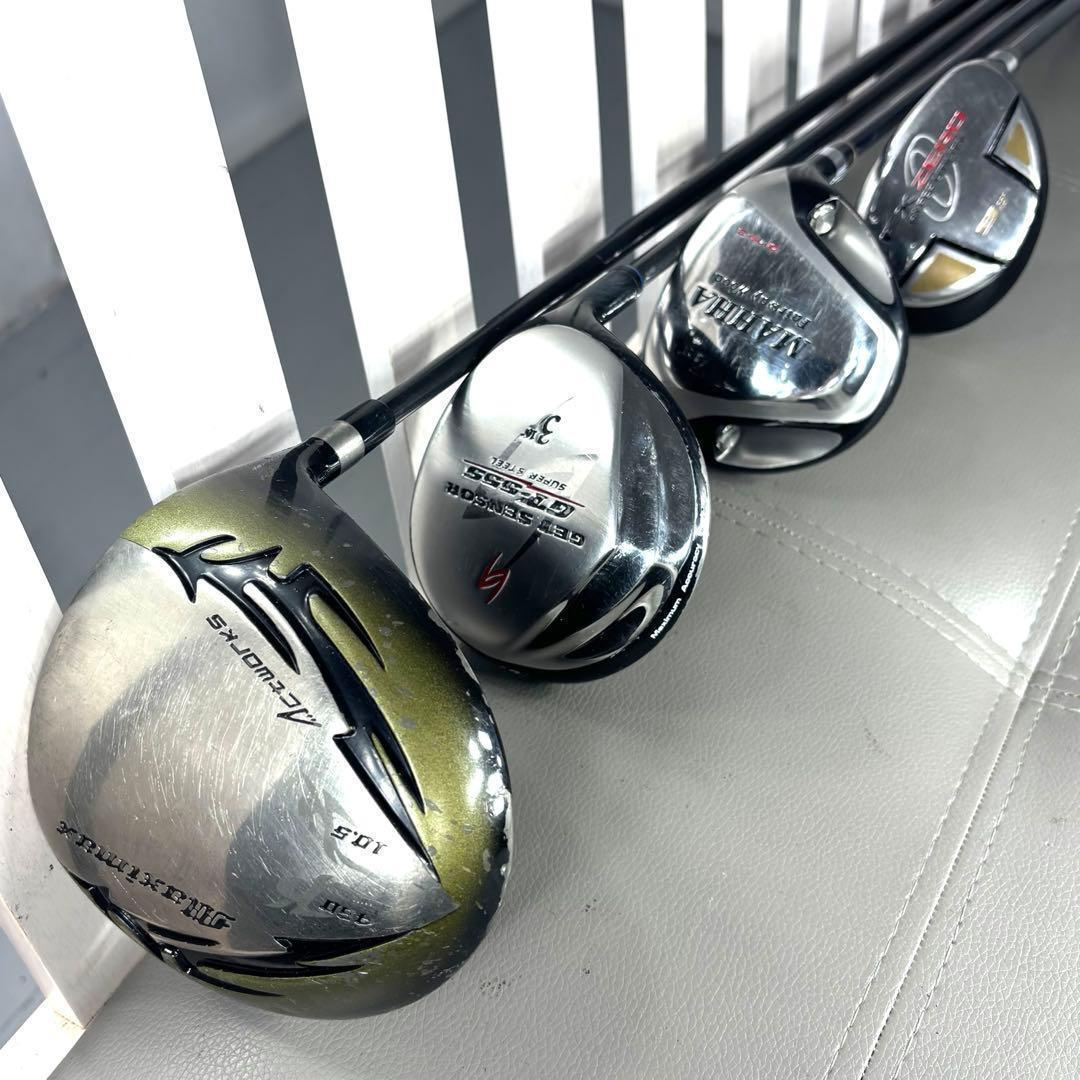 本格派 メンズゴルフクラブ 14本 フルセット ゴルフセット お試し
